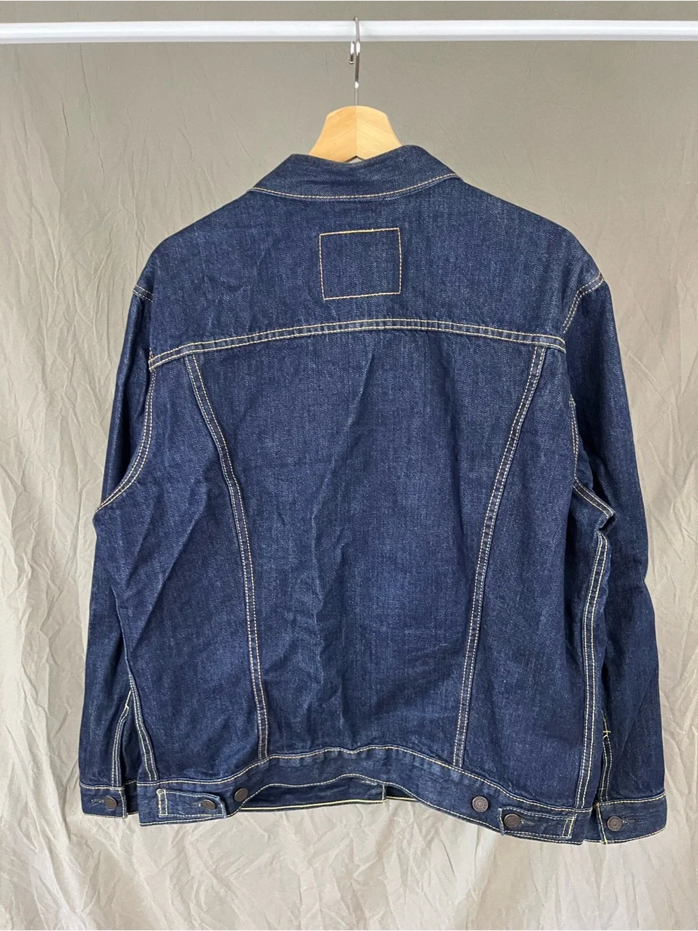 Levi's Indigo Blue Denim Trucker Jacket - Picture 4 of 5